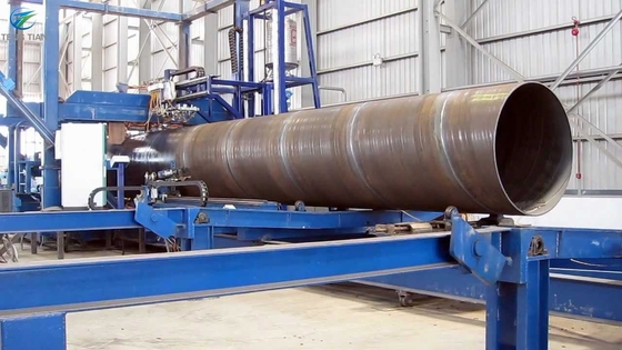 Máquina de fabricación de tuberías de 380 V de potencia para tuberías espirales de 1500 mm