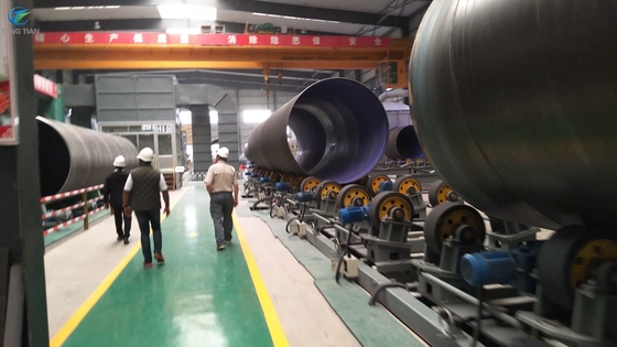 Máquina de fabricación de tuberías de 380 V de potencia para tuberías espirales de 1500 mm
