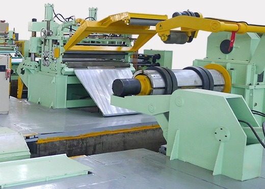 Cnc con control PLC Máquina de línea de corte de bobina de acero galvanizado