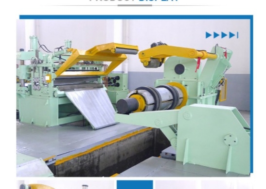 Cnc con control PLC Máquina de línea de corte de bobina de acero galvanizado