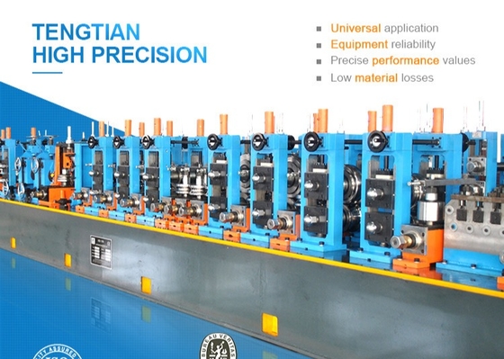 100m/min Velocidad 350kw Potencia 4mm máquina de tubería de tubo cuadrado molino