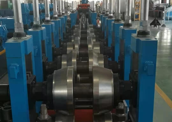 Línea de producción de tuberías redondas Hfw de 12 mm - 25 mm de acero
