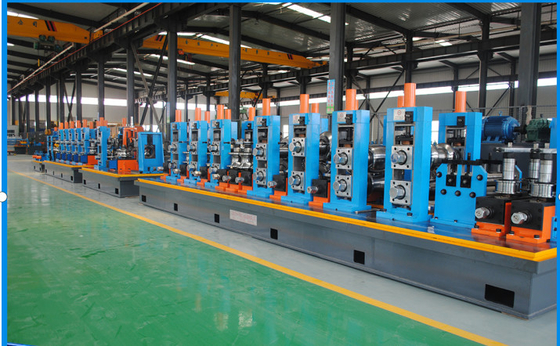 Máquina de fabricación de tuberías de acero SS de baja emisión de carbono de 16 mm-76 mm FF línea de producción de tuberías de acero de formación