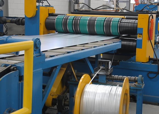 Máquina de corte de cinta de 80m/min de acero metálico y acero bajo en carbono