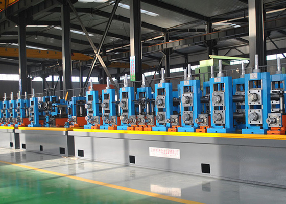 Molino de tuberías de precisión de alta velocidad bajo ruido Ms Erw Molino de tuberías para la fabricación de tuberías, totalmente automatizado