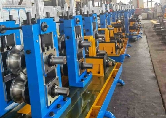 Cadena de producción soldada con autógena de acero con poco carbono laminada en caliente del tubo 50 - 100 milímetros