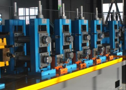 Acero galvanizado máquina de molino de tubo redondo de 89 mm para la fabricación de tubos de 1 mm de espesor