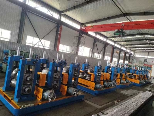 Máximo 100 M/grueso mínimo molino de tubo soldado con autógena color azul de 2,5 milímetros de alta frecuencia