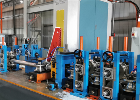 Máquina galvanizada del molino de tubo del acero de carbono de 18-65m m con el soldador de alta frecuencia