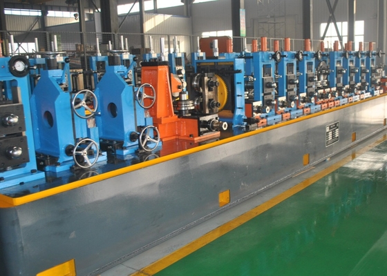 Molino de tubos cuadrados de alta frecuencia 25-76 mm Acero al carbono 550KW