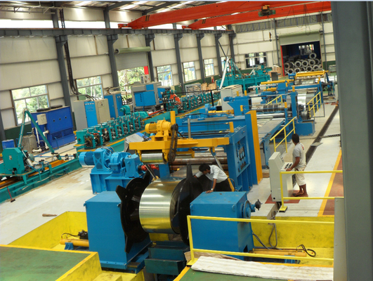 Tiras máximas de gran tamaño de acero automáticas completas ISO9001 de la máquina que raja 25