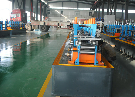 Máquina de fabricación de tuberías de acero de alta frecuencia de precisión 25-76 mm Dia estándar CE