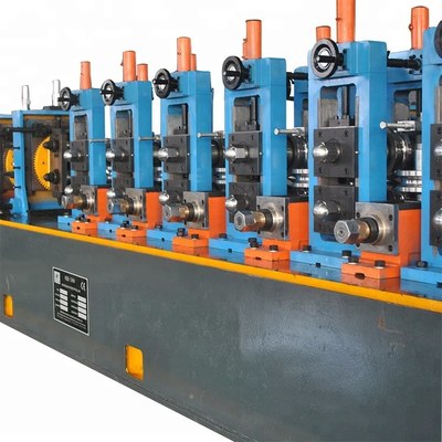 Máquina automática de molino de tubos cuadrados de acero con corte de sierra en frío