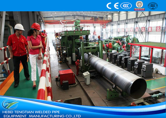 Máquina de soldadura de tuberías de acero al carbono ERW para gas de petróleo de construcción