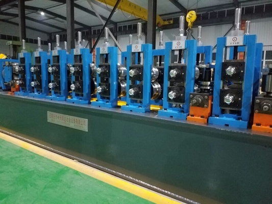 Máquina de tubos de acero de alta frecuencia ERW 6-32 mm DE Control PLC