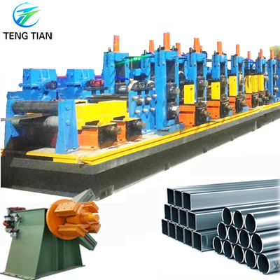 Máquina de fabricación de tubos de acero galvanizado de material de acero al carbono personalizado