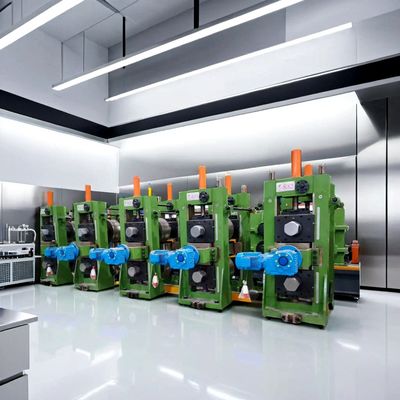 Molino de tuberías soldadas de acero al carbono controlado por PLC 6m-18m