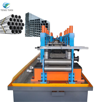 HG140 Máquina de fabricación de tuberías de acero al carbono de precisión HF soldada Φ50-141mm 1.2-5.5mm 80m/min para la formación de tubos estructurales