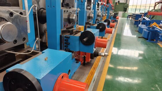 Molino Avanzado de Tubos ERW con Tecnología de Soldadura de Alta Frecuencia para Tubos de Acero al Carbono Máquina de Molino de Tubos CE ISO para Tubos de 21-63 mm 50 m/min